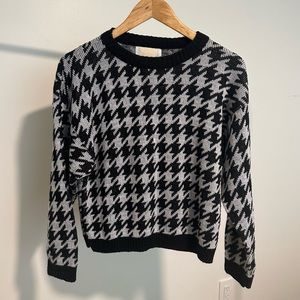Vintage Houndstooth Made in USA Sweater